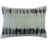 Jiti Indoor Casual Striped Tie Dye Patterned Velvet Accent Rectangle Lumbar Pillows 14 x 20