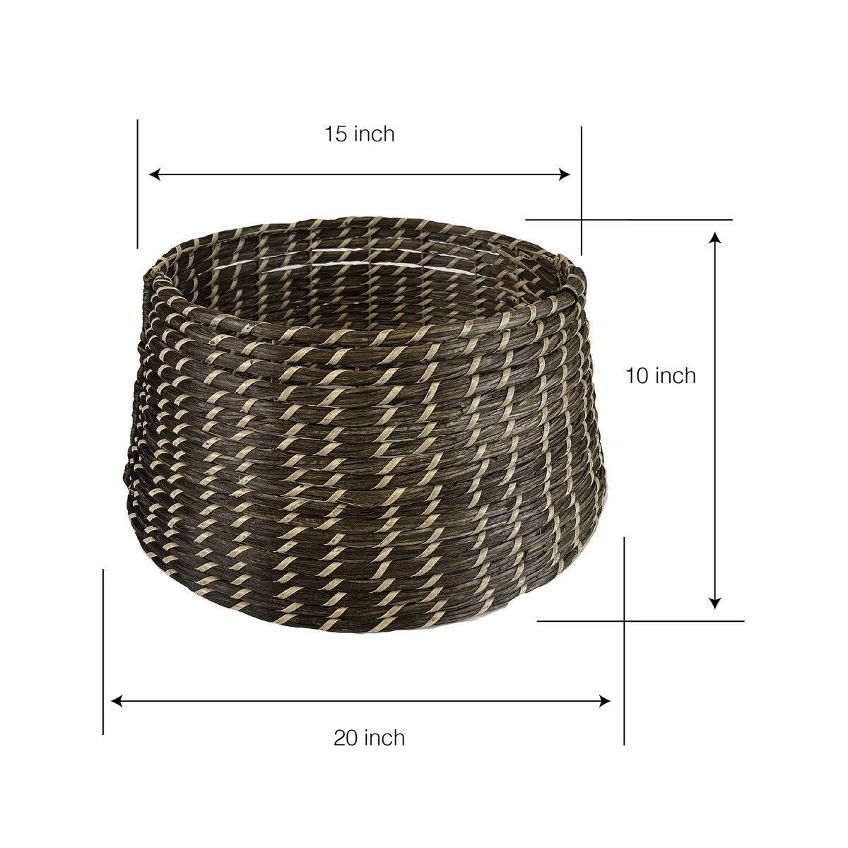 JoJo Fletcher Natural Woven Christmas Tree Collar - 20" x 15" x 10"