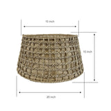 JoJo Fletcher Natural Woven Christmas Tree Collar - 20" x 15" x 10"