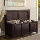 John Louis Home Solid Wood Open Top Storage Bench