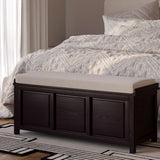 John Louis Home Solid Wood Open Top Storage Bench