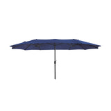 Johnn 15-foot Double-Sided Outdoor Offset Patio Twin Umbrella