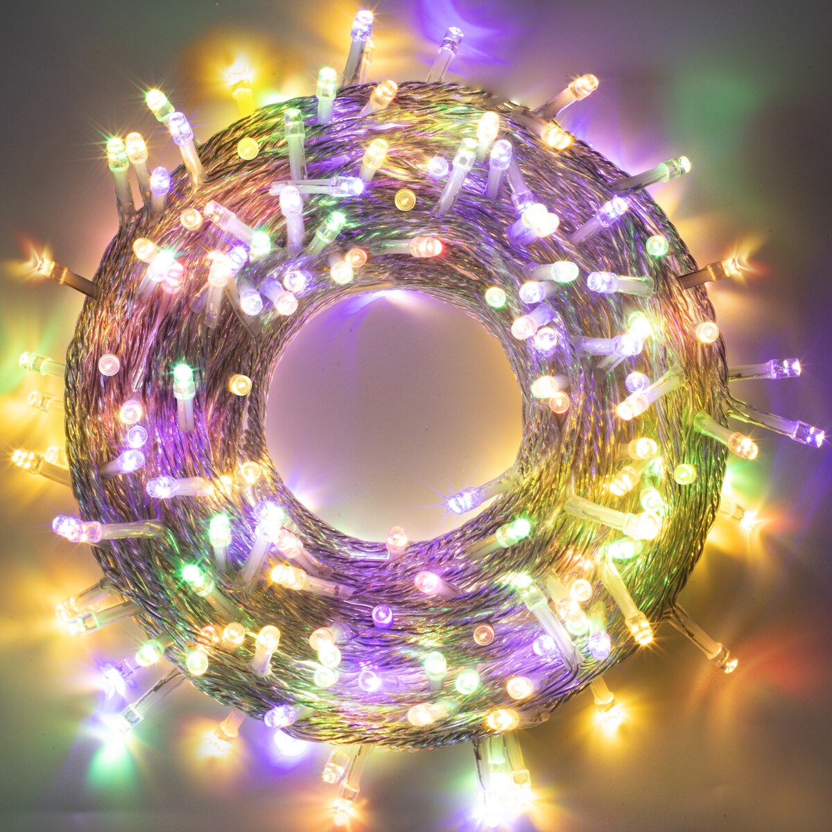 Joyfy 200 LED Color Changing Christmas String Lights, 65.3FT Green Wire