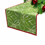 Joita Christmas Dining Set of 6, Cotton Table Napkins and Table Runner for Christmas Table Decor, RIGEL/RIBBONS