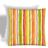 Joita WATERFALL Red Indoor/Outdoor - Zippered Pillow Cover with Insert