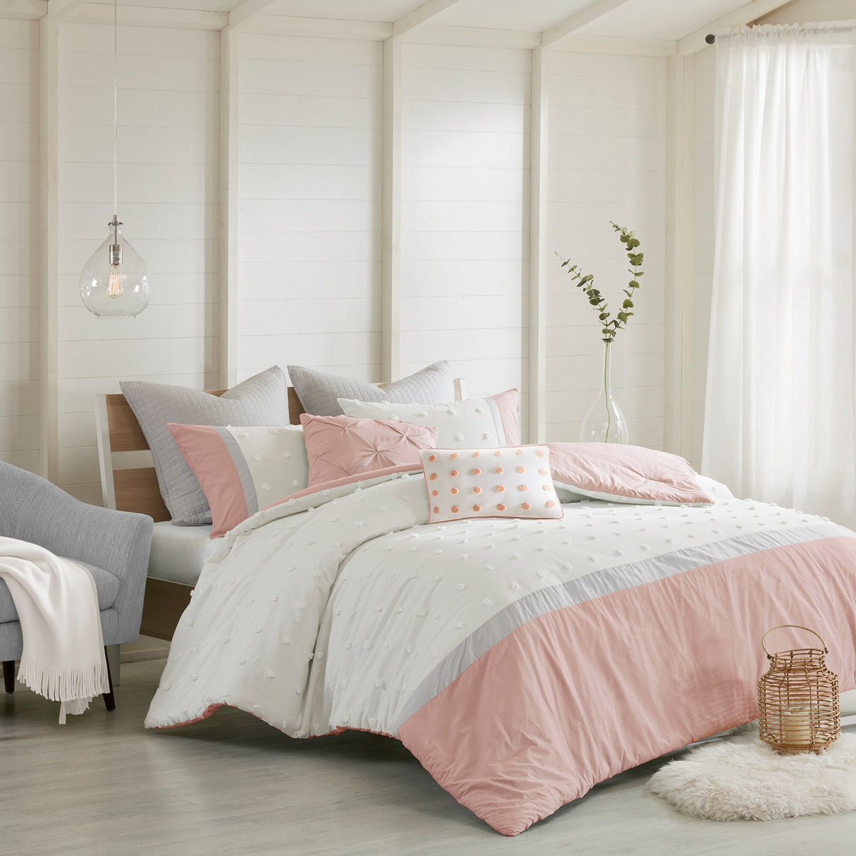 Jojo Cotton Jacquard 7-piece Comforter Set by Urban Habitat