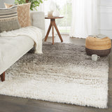 Jola Ombre Gray/ Cream Area Rug