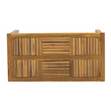 Joliet Acacia Wood and Wicker Outdoor Loveseat and Coffee Table Set by Christopher Knight Home