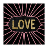 Jolly Holiday Love Typography Geometric Millennial Art Print/Poster