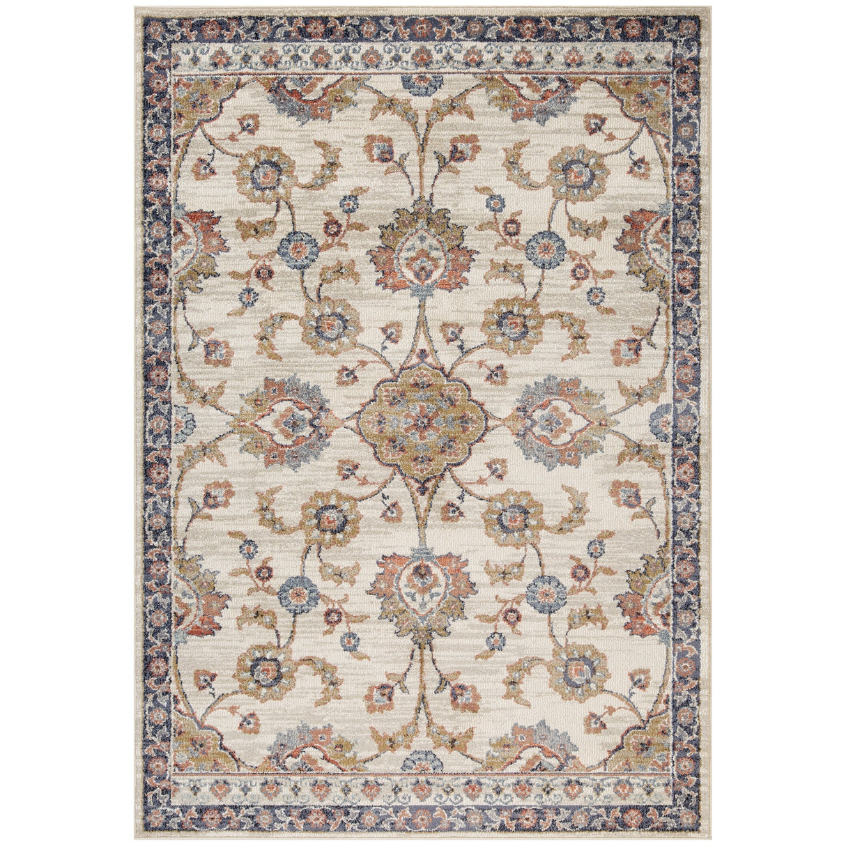 Jordan Bea Traditional Floral Power-Loomed Area Rug