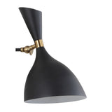 Josef 10" Iron Retro LED Wall Sconce, Black by JONATHAN Y - One