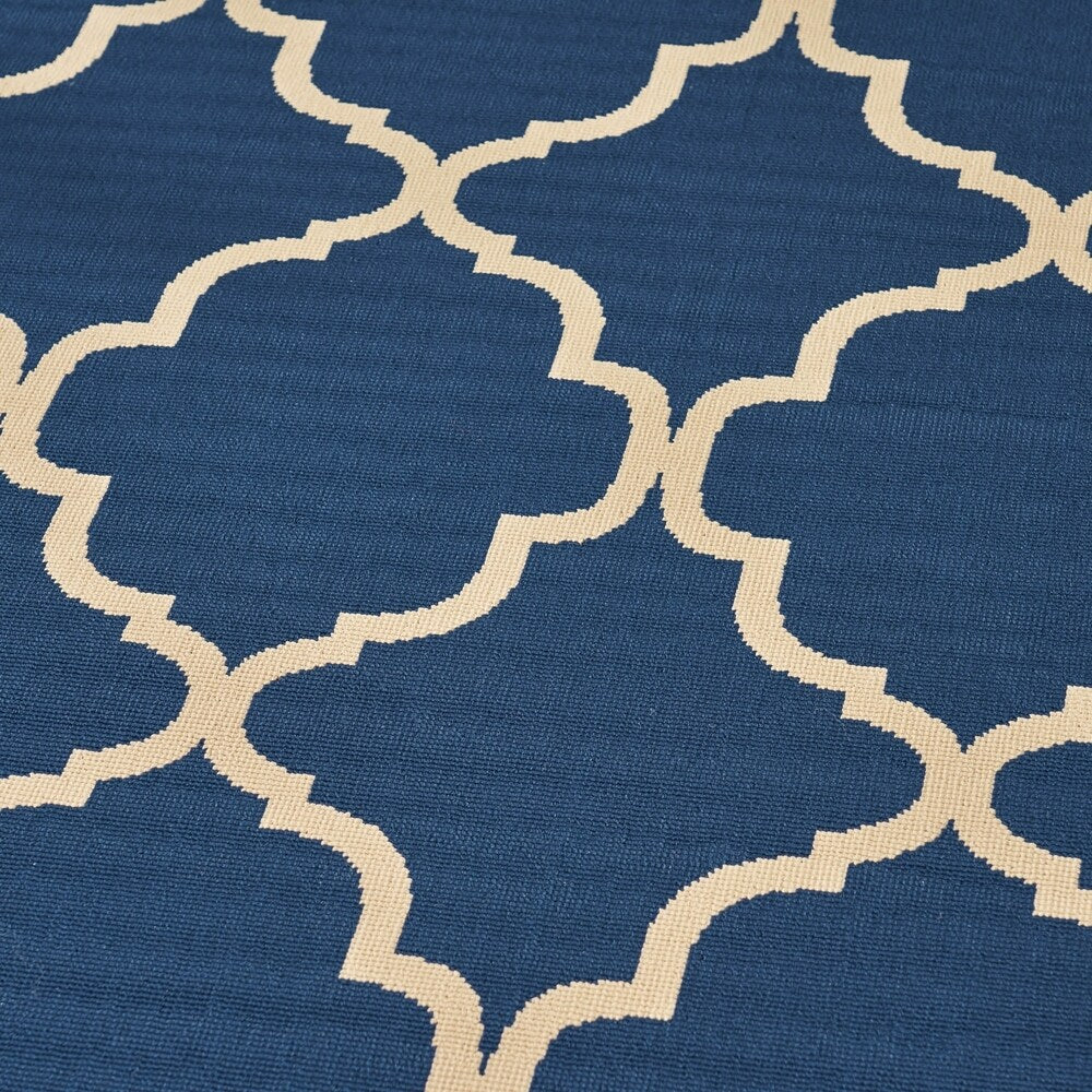 Joselyn Indoor/ Outdoor Geometric Area Rug by Christopher Knight Home