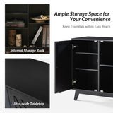 Joseph Midcentury 30"Tall 2 Door Accent Cabinet Set of 2 by HULALA HOME