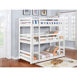 Joseph Twin Size Wooden Triple Bunk Bed