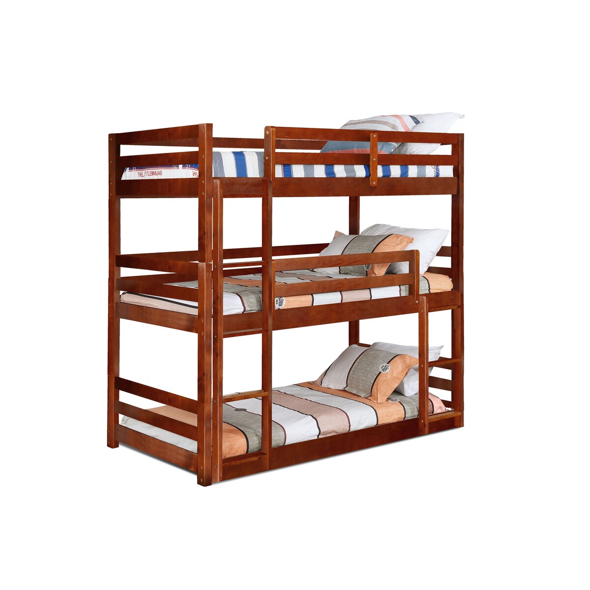 Joseph Twin Size Wooden Triple Bunk Bed