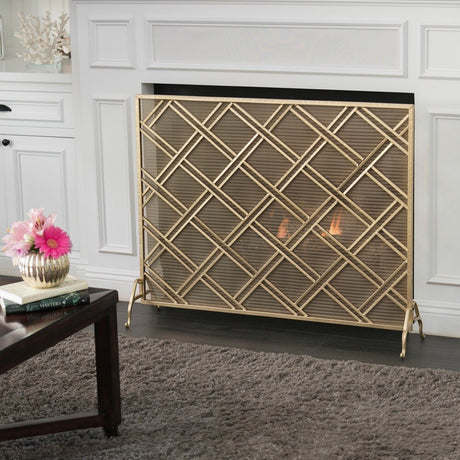Josette Single Panel Fireplace Screen by Christopher Knight Home