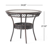 Josh Outdoor 5-piece Wicker Dining Set by Christopher Knight Home