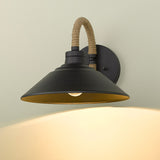 Journey 12" Wide Damp-Rated 1-Light Rustic Wall Sconce
