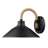 Journey 12" Wide Damp-Rated 1-Light Rustic Wall Sconce