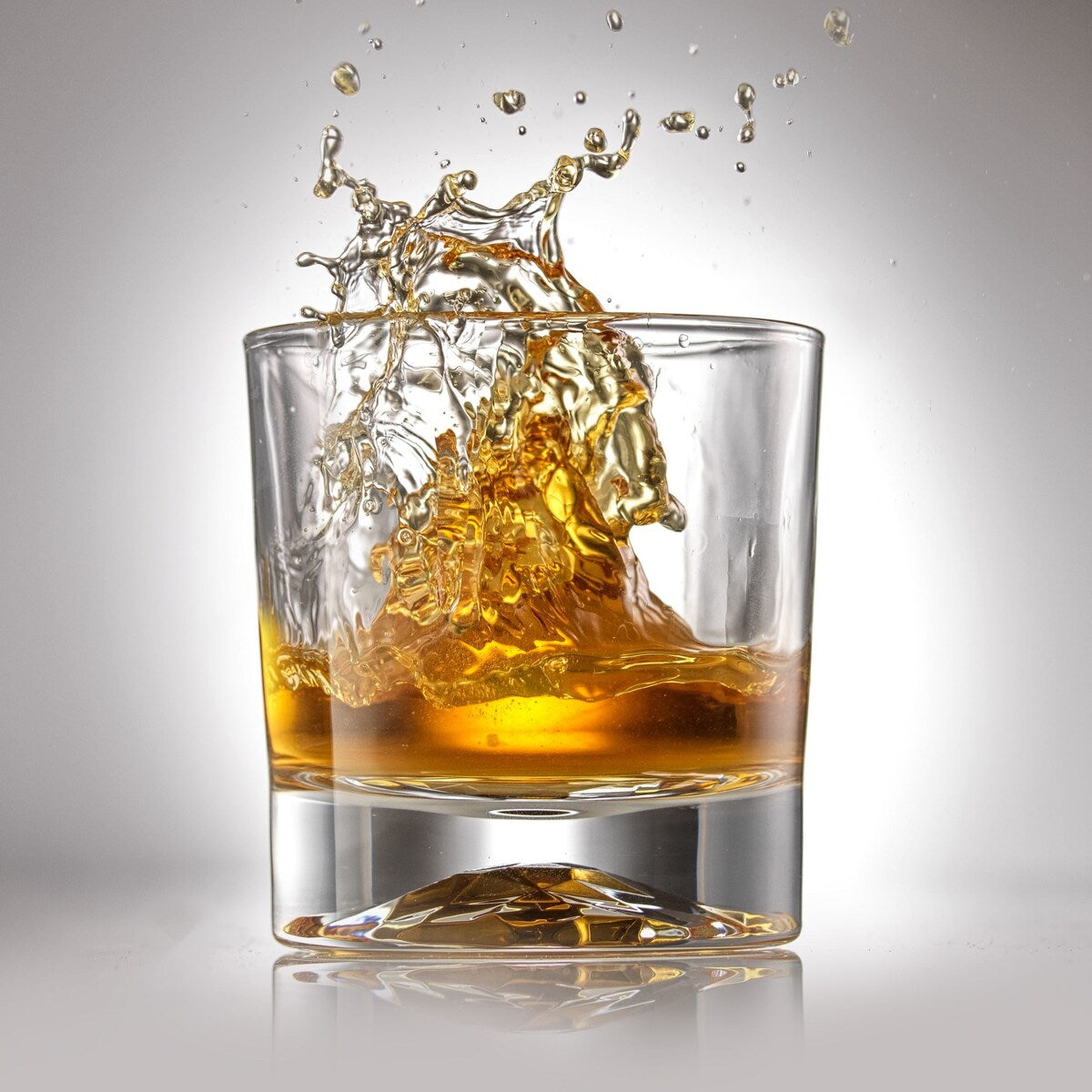 JoyJolt Bar Glasses Collection Crystal DOF Whiskey Glasses and Stemless Wine Glasses Set of 8