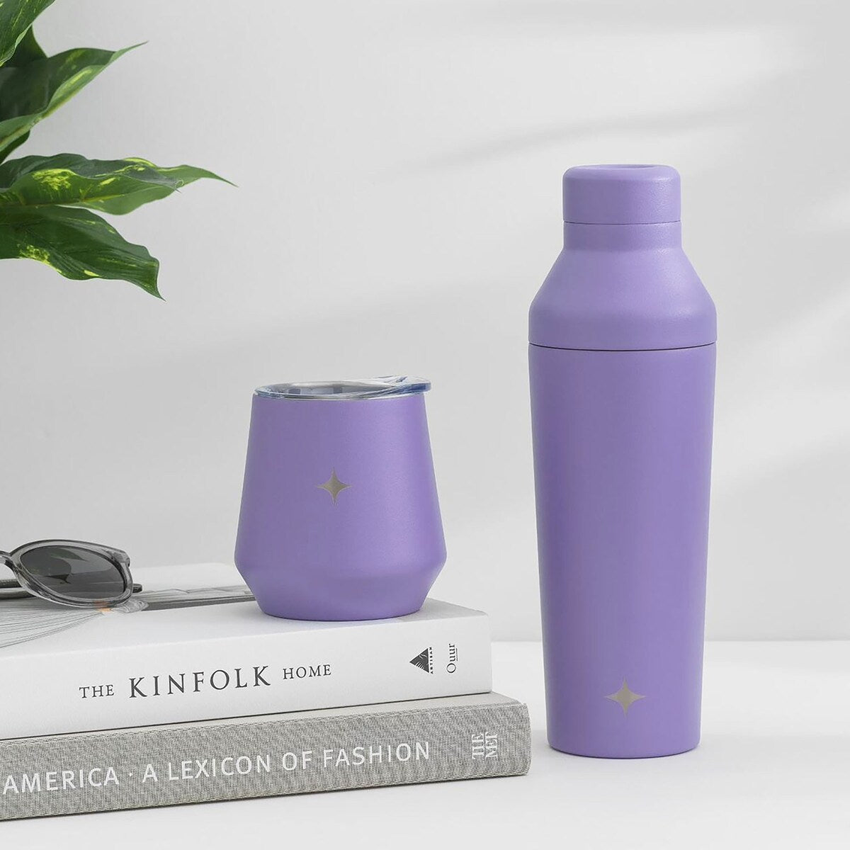 JoyJolt Vacuum Insulated Stainless Steel Cocktail Protein Shaker - 20 oz