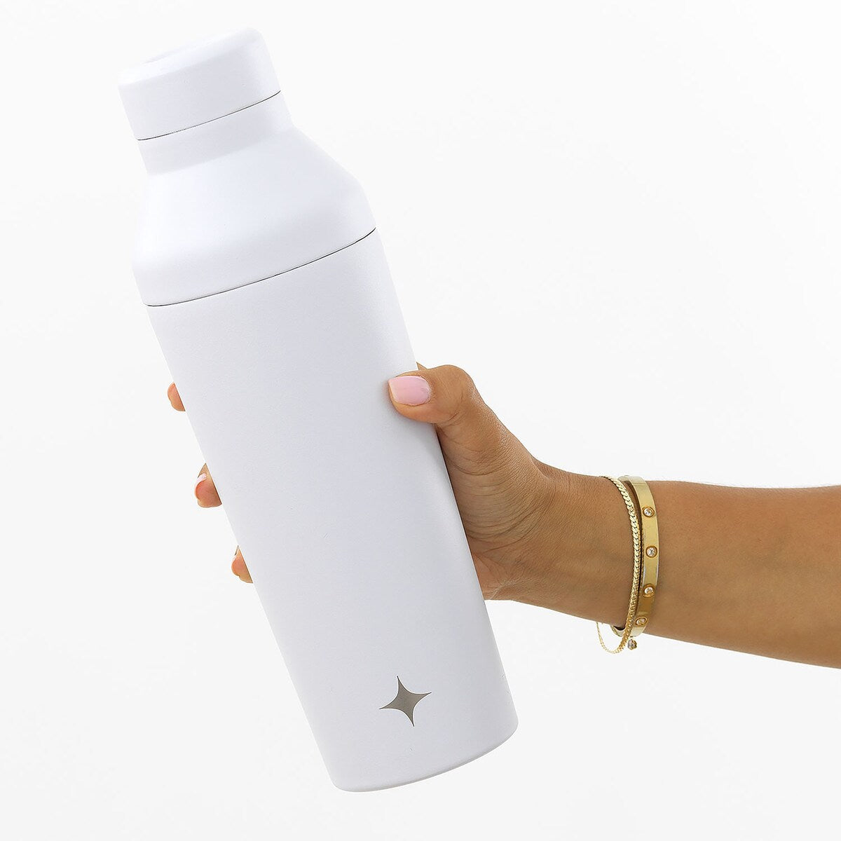 JoyJolt Vacuum Insulated Stainless Steel Cocktail Protein Shaker - 20 oz
