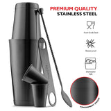 JoyTable Bartender Kit - Cocktail Set Kit - Bartender Drink Mixer Shaker Bar Tool Set