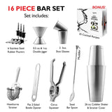 JoyTable Bartender Kit - Cocktail Set Kit - Bartender Drink Mixer Shaker Bar Tool Set