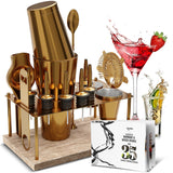 JoyTable Bartender Kit - Cocktail Set Kit - Bartender Drink Mixer Shaker Bar Tool Set