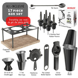 JoyTable Bartender Kit - Cocktail Set Kit - Bartender Drink Mixer Shaker Bar Tool Set