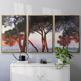 Juan les Pins by Monet - Multi Piece Framed Canvas
