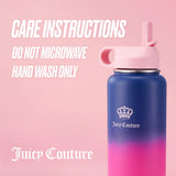 Juicy Couture "Go Girl" Designer Water Bottle - 32oz