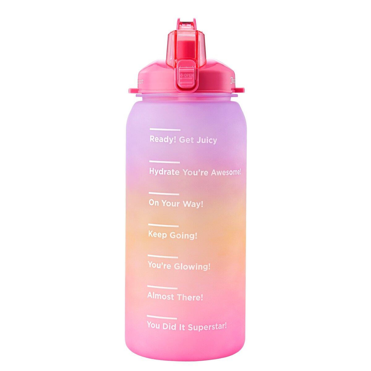 Juicy Couture "Motivate" 74 oz. Fashion Hydration Water Bottles