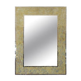 Julia Mixed Glass Mosaic 31-inch Height Rectangular Wall Mirror