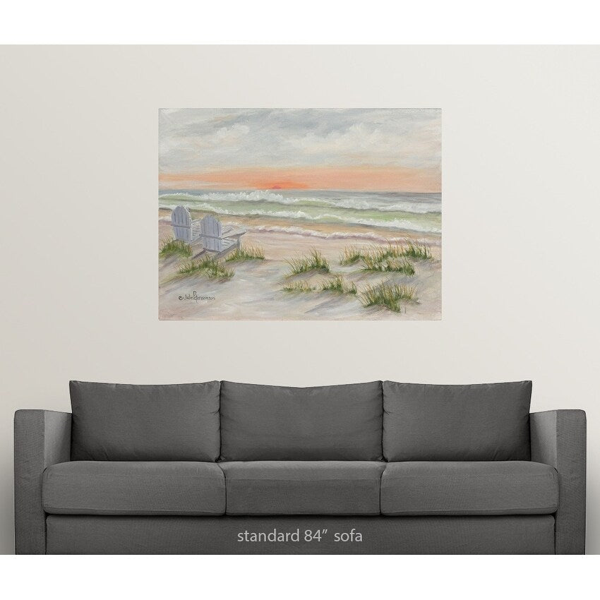 "Companions At The Ocean" Poster Print - Multi