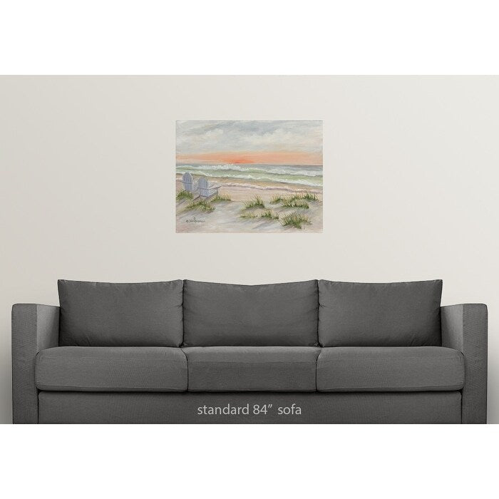 "Companions At The Ocean" Poster Print - Multi