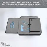 Jumbl Portable Jigsaw Puzzle Board, 1500 Pieces and 2 mats