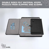 Jumbl Portable Jigsaw Puzzle Board, 1500 Pieces and 2 mats