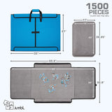 Jumbl Portable Jigsaw Puzzle Board, 1500 Pieces and 2 mats