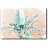Jungle Gems on Blush II 20x16 Gallery Wrapped Stretched Canvas