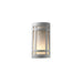 Justice Design Group Ambiance Large Craftsman Window Outdoor Closed Top & Bottom Wall Sconce