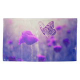 Justin Duane Butterfly and Rose in Purple Dobby Rug