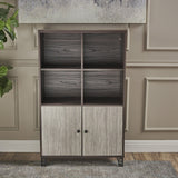 Justina Mid Century Modern Wood Cabinet by Christopher Knight Home