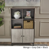 Justina Mid Century Modern Wood Cabinet by Christopher Knight Home