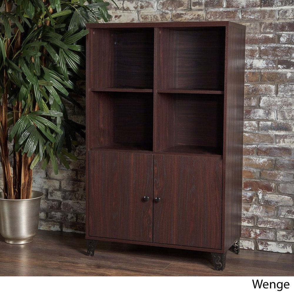 Justina Mid Century Modern Wood Cabinet by Christopher Knight Home