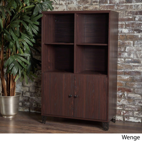 Justina Mid Century Modern Wood Cabinet by Christopher Knight Home
