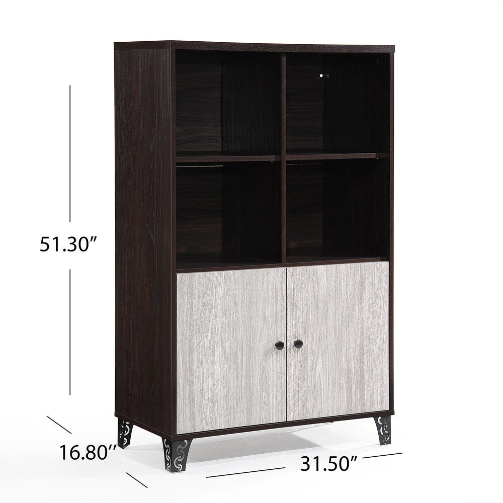 Justina Mid Century Modern Wood Cabinet by Christopher Knight Home