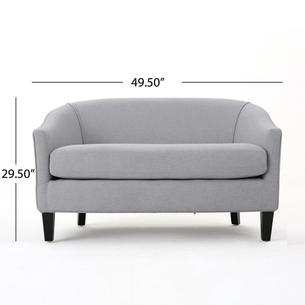 Justine Fabric Loveseat by Christopher Knight Home