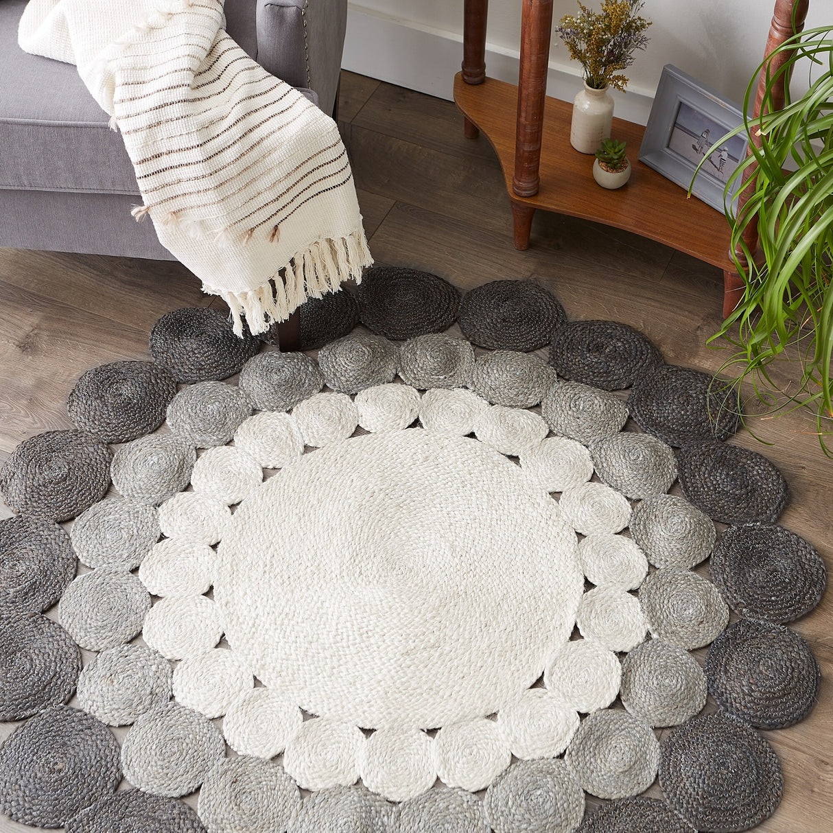 Jute Braided Rug 4 Ft Round