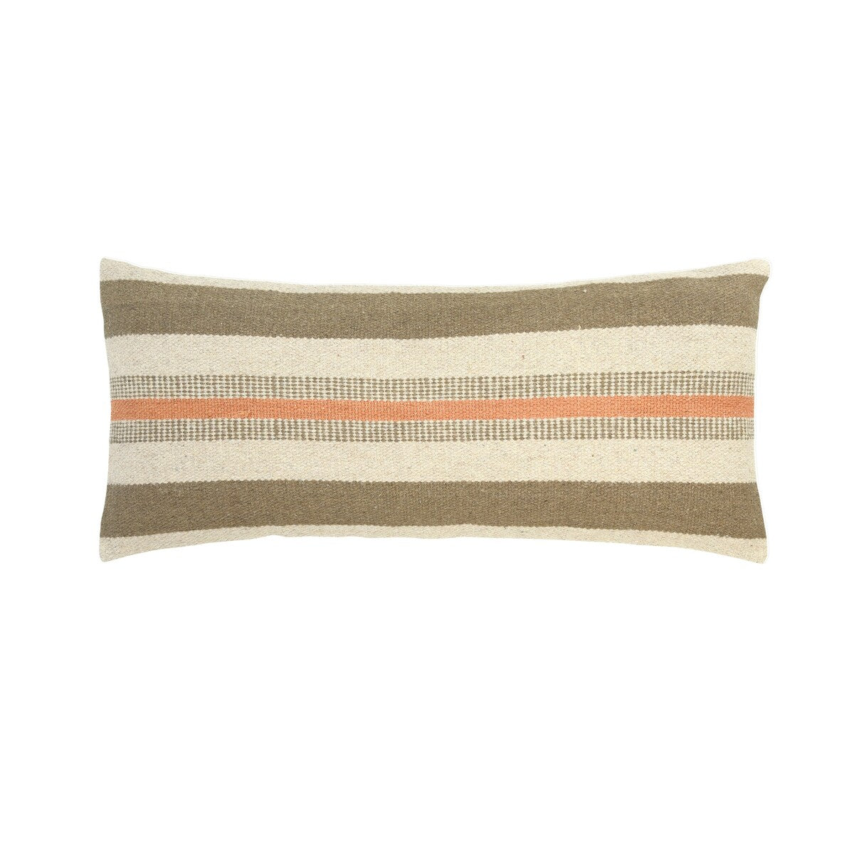 Jute & Cotton Lumbar Pillow